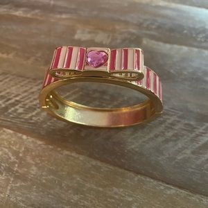 Betsy Johnson cuff bow bracelet